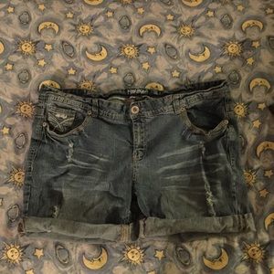 Amethyst size 24 plus size jean shorts