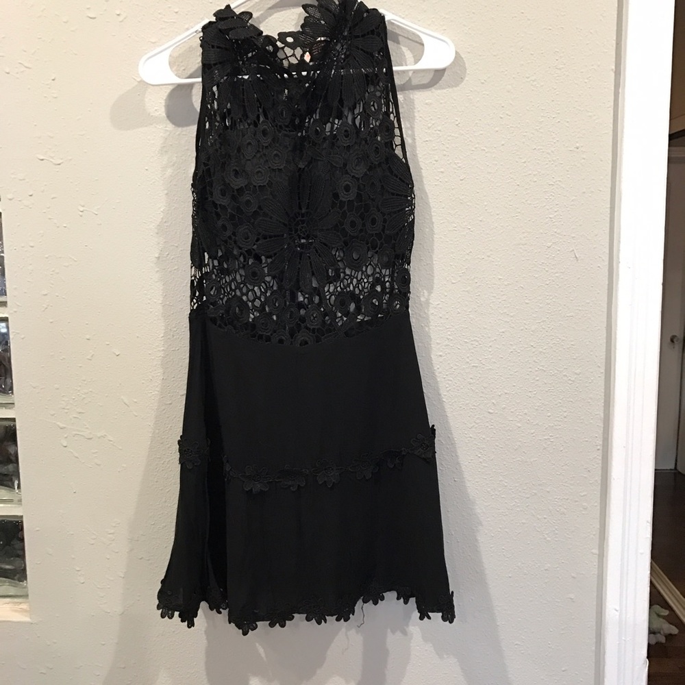 Floral black dress - Picture 3 of 4