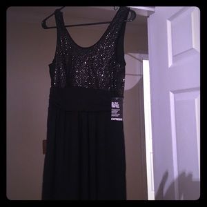 Short black dress from express size 10