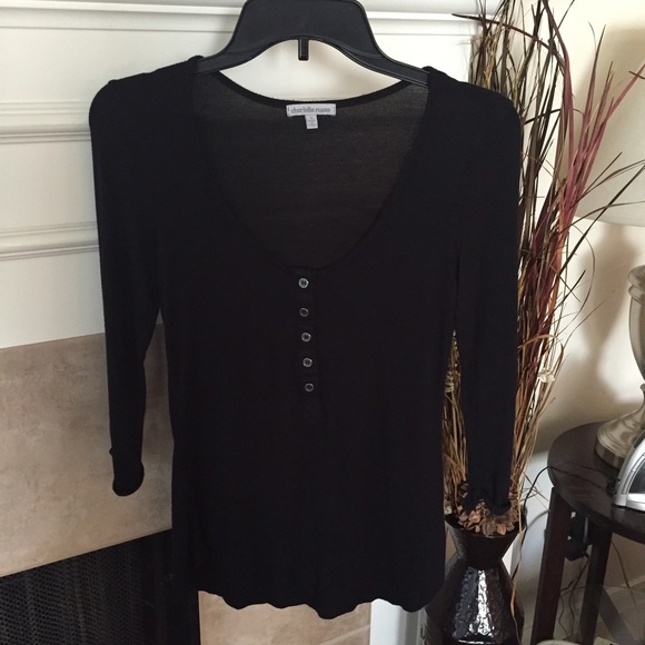 Black Charlotte Russe Top