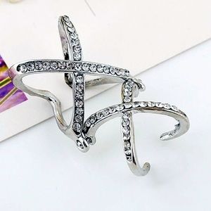 Silver or Gold Knuckle Ring