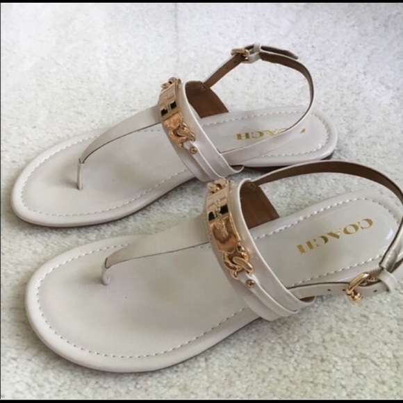 New! COACH thong sandals. - Picture 2 of 8