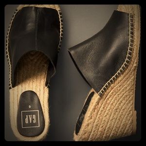 Like new - used only once! GAP Espadrille wedges