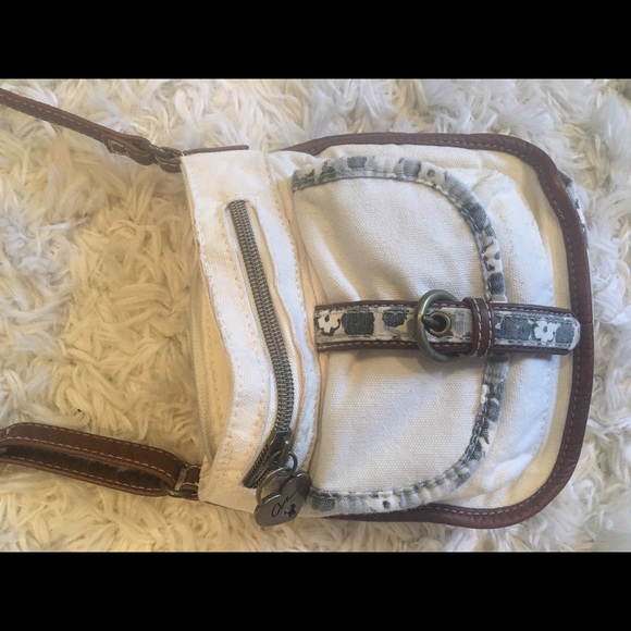 Never used small white purse