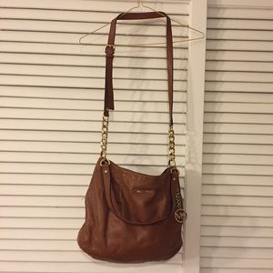 Michael Kors brown leather bag