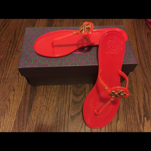 Tory Burch Mini Miller Jelly Thong Size 8