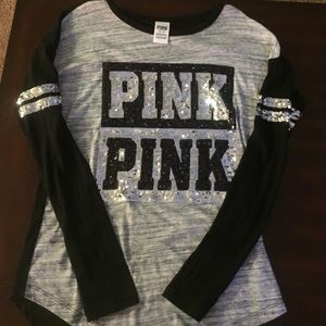 Pink long sleeve shirt