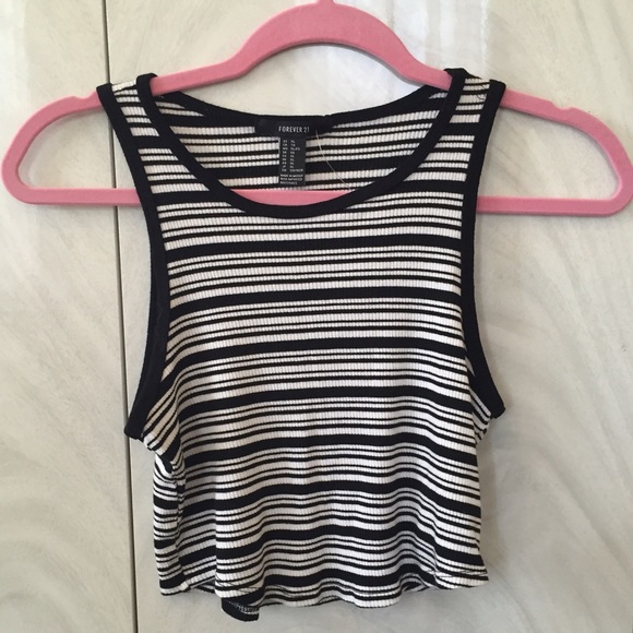 Stripped crop top - Picture 3 of 4