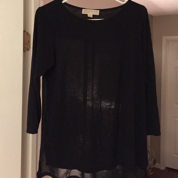 Michael Kors solid black top