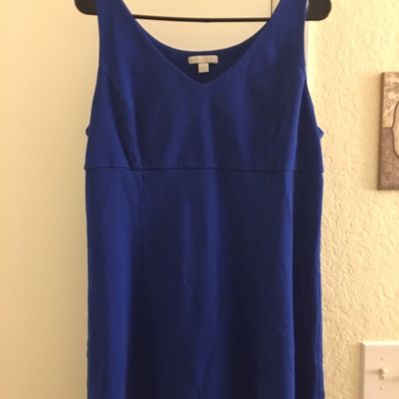 Blue mini dress