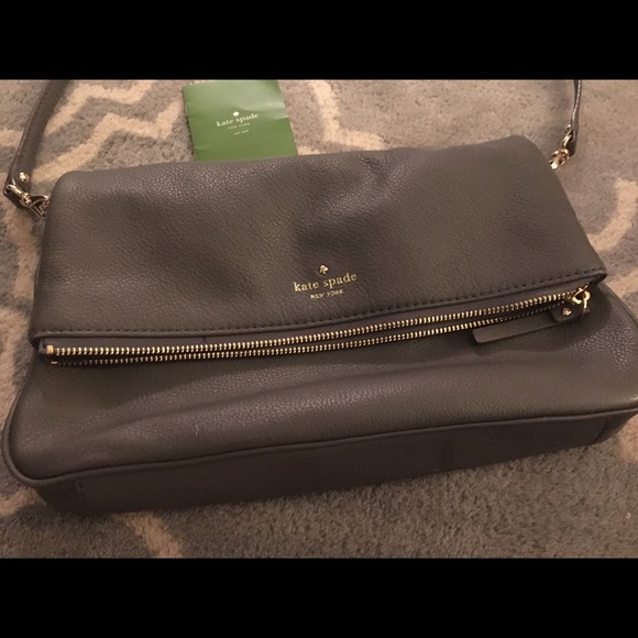 Kate Spade Cobble Hill Clarke Grey Storm Crossbody