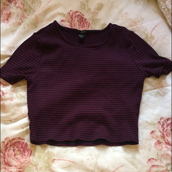 Stripped Knitted Crop Top - Picture 1 of 3