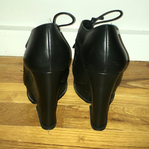 YSL Hortense Platform Wedge Heels - Picture 4 of 4