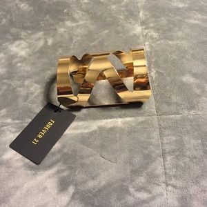 Forever 21 gold cuff