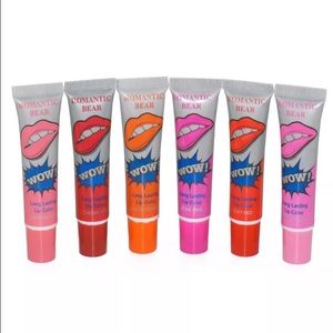 Peel off lip stains.