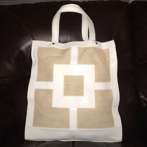 🆑Jonathan Adler Large Canvas Nixon Tote