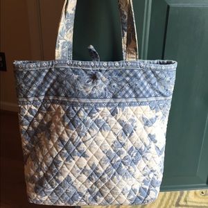 Vera Bradley Tote and matching Cosmetic Bag