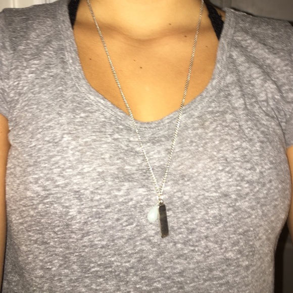 Wanderlust sliver long necklace - Picture 1 of 3