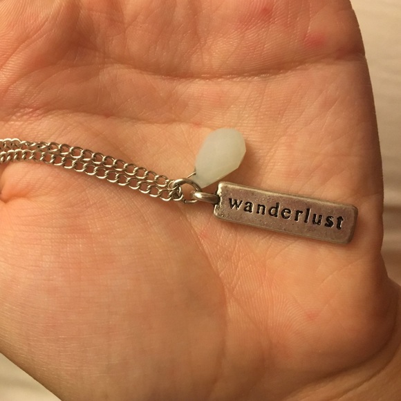Wanderlust sliver long necklace - Picture 2 of 3