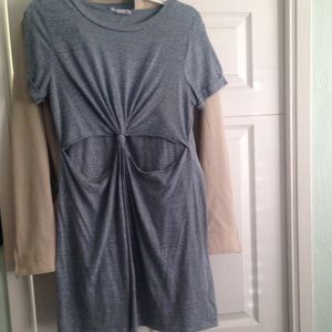 Cute cut out t shirt dress !