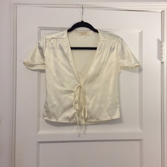 Silk John Galt for Brandy Melville Crop Top