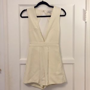 Deep V Plunging Romper