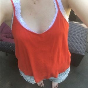 Orange tank top