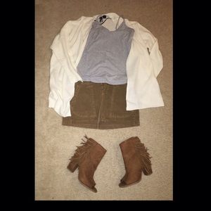 Corduroy Skirt
