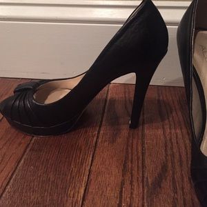 Sale- Aldo black peep toe pumps