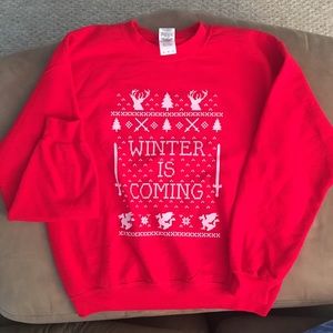 "Winter Is Coming" Ugly Christmas Crew Neck