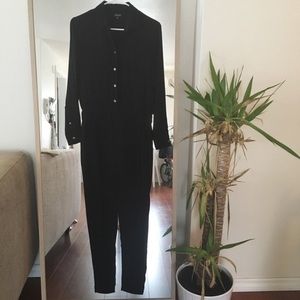 Black Longsleeve Madewell Jumpsuit