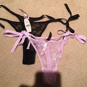 Victoria super cute lace thongs