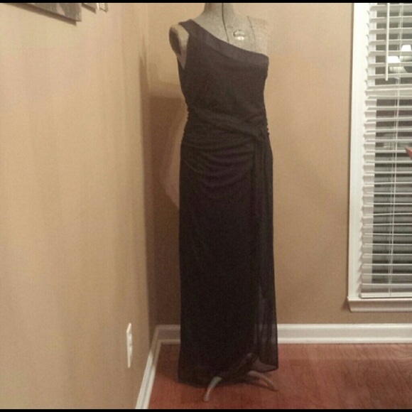 Black formal dress