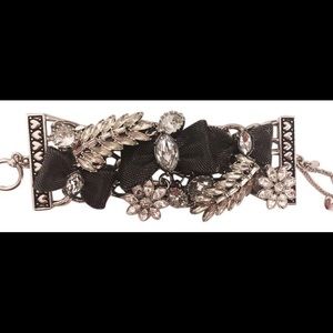 Betsey Johnson Bow Crystal Bracelet