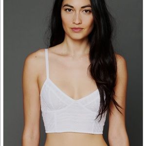 NWT Free People Lace Crop Bra