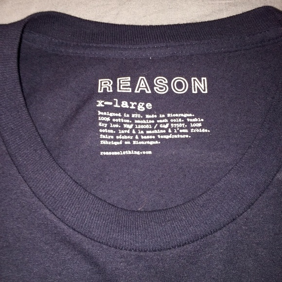 Mens XLarge Navy Blue Shirt Rich A.F. - Picture 3 of 3