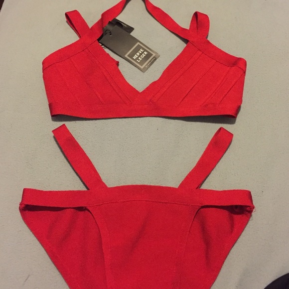 Brand new with tags Herve Leger swimsuit Meduium