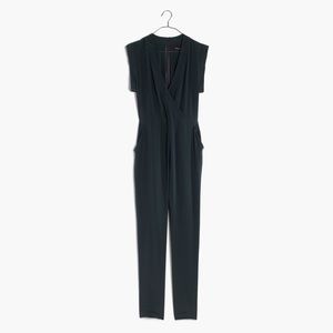 Madewell Silk Yates Jumpsuit in Blue. New w/o tags