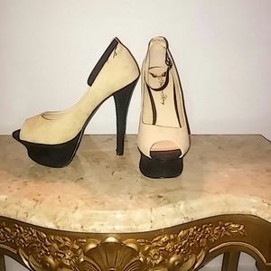 Open toe heels