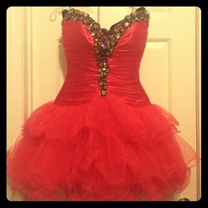 Sherri Hill 2912 Pink cocktail dress