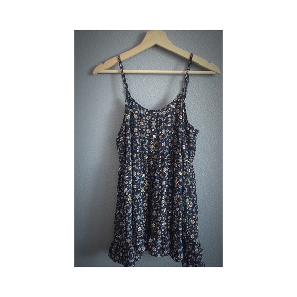 FLOWERY BLUE TUNIC