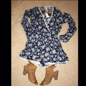 Long sleeve romper