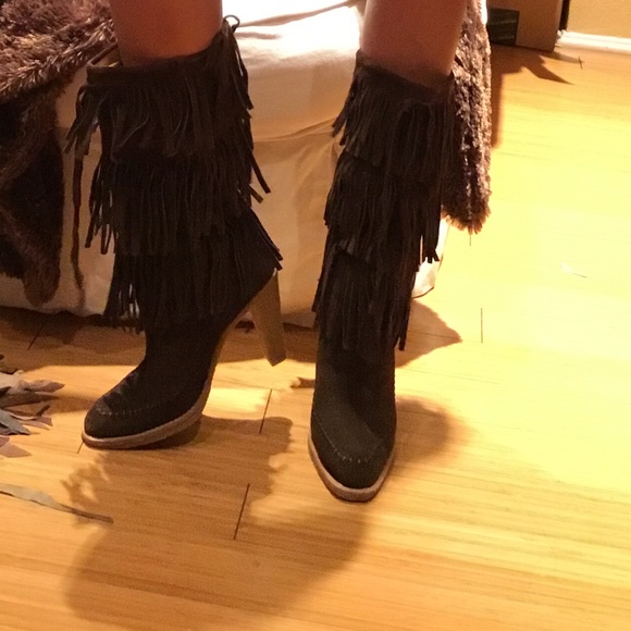 Michael Kors Fringe Boots - Picture 2 of 3