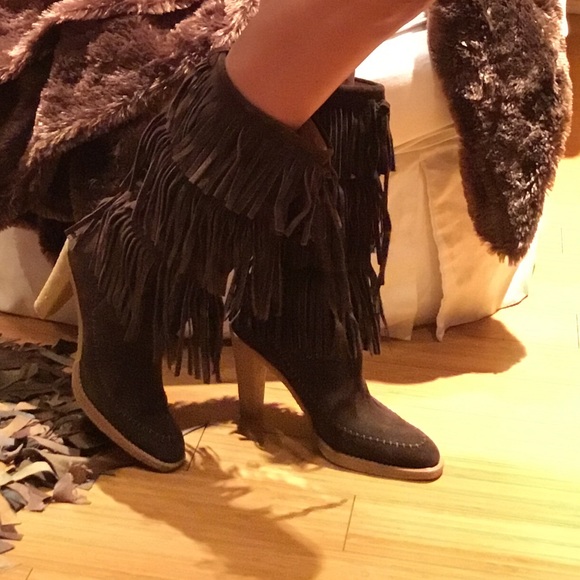 Michael Kors Fringe Boots - Picture 3 of 3