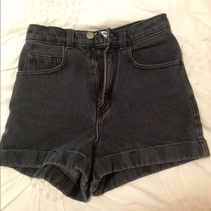 American Apparel high waisted shorts