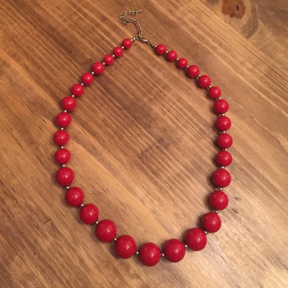 Red Bead Necklace