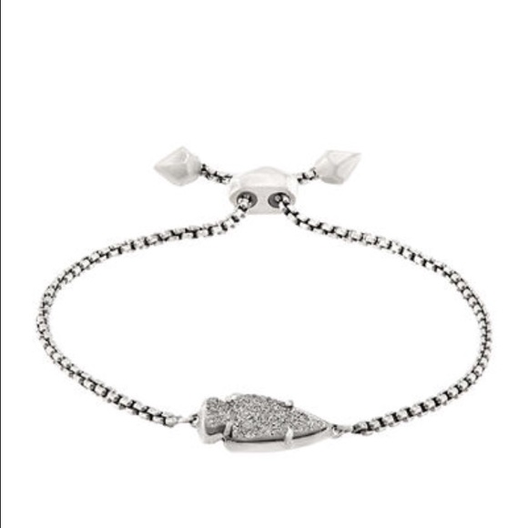 Silver Druzy Kathleen Bracelet