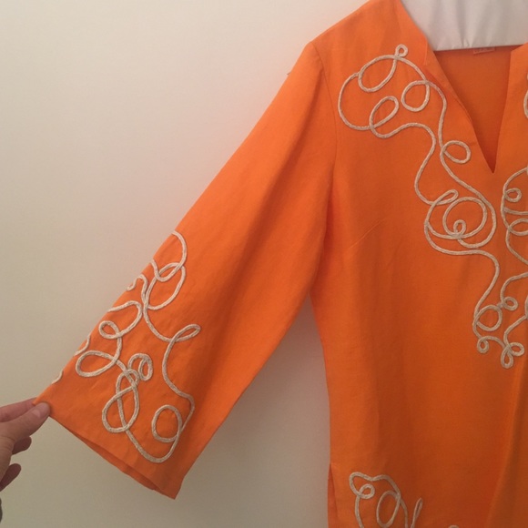 Lily Pulitzer orange tunic small - Picture 2 of 4