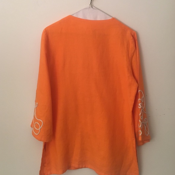 Lily Pulitzer orange tunic small - Picture 3 of 4