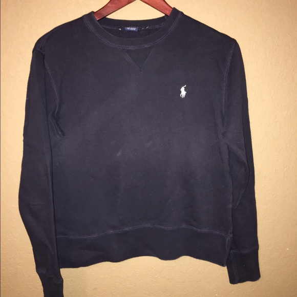 Womans Ralph Lauren Sport Vintage Blue Sweatshirt